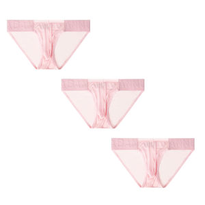 CMENIN ADANNU 3Pcs Ins Style Cotton Mens Panties Briefs Men Underpants Soft Slip Jockstrap Underwear Man Brief Lingerie AD780