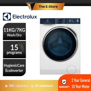Electrolux 11KG Wash & 7KG Dry UltimateCare™ 700 Washer Dryer | EWW1142Q7WB EWW1142R7MB (Washing Machine Mesin Basuh Clothes Dryer Dryer Machine 烘干机 洗衣机 EWW1142R7 EWW1141AEWA EWW1142Q7)