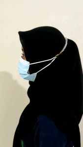 Konektor Masker Hijab Mask Connector Extender Strap Diamond Series