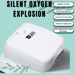 Yee Aquarium Fish Tank Air Pump Aquarium Silent Water Pump Aquarium Filter Durable and Efficient Pump