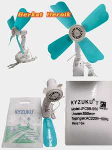 Kipas Angin Jepit Kyzuku 16W/17W/18W 3 in 1 /Mini Fan Jepit /Clip Fan 16 WATT17 WATT18 WATT /Kipas Angin Duduk /Kipas Jepit