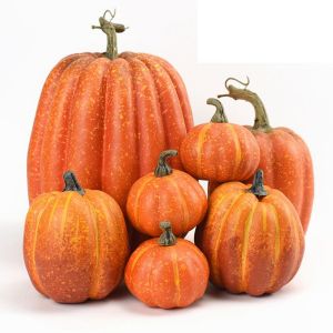 RERAT Harvest Fall Wedding Home DIY Craft Thanksgiving Halloween Decoration Fake Vegetable Simulation Pumpkin Model Artificial Pumpkin