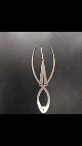 Eyebrow tattoo ruler Three-point positioning balance ruler Scale Face and eyebrow tools