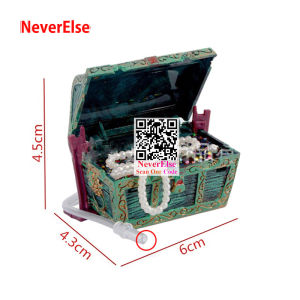 Interesting Aquarium Ornaments Decoration Pneumatic Treasure Box Fishtank Waterscape Resin Ornament Artificial Air drive Frogman Hunter Simulated Diver Floating Aquarium Ornaments Air Pump Connecting Aquarium Accessories Fishtank Landscaping