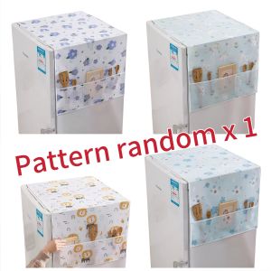 PEVA household refrigerator dust cover / waterproof and oil-proof refrigerator cover towel / household fabric dust bag