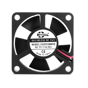 2pcs35mm fan 5V DC Brushless Cooling Fan 35x35x10mm 3510 2Pin Dual Ball Bearing Cooler