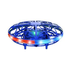 IPIE2 Colorful UFO Induction Aircraft Anti-collision LED Flying Ball Gyro Levitation Infrared Hand Sensing Remote Control Aircraft Children Toy
