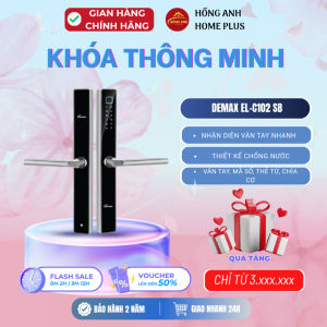 Khóa cửa nhôm thông minh của Đức Demax EL-C102 SB cho cửa lùa và cửa mở cao cấp chính hãng