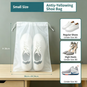 10/20/30PCSThick Non-Woven Shoe Dust BagsReusable Anti-Yellowing Shoe Covers for Storage TravelBreathable for Sneakers