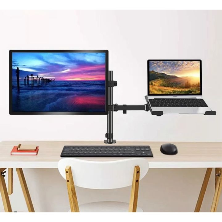 adjustable-height-up-to-40cm-80cm-dual-monitor-mount-bracket-with