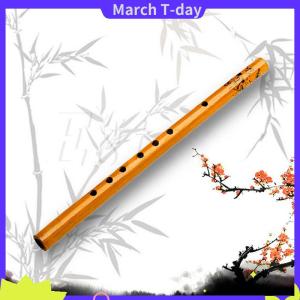 March แบบดั้งเดิม6หลุมไม้ไผ่ขลุ่ยคลาริเน็ตนักเรียนเครื่องดนตรีไม้ AU