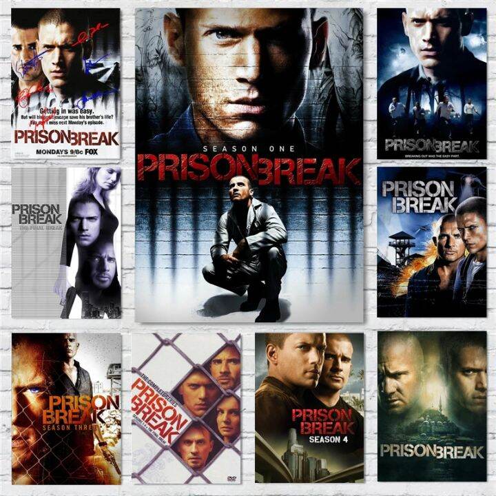 Classic TV Series Prison Break Canvas Painting Paper Poster High ...