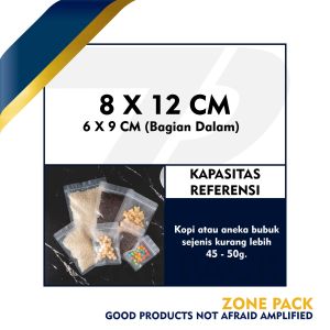 [10 Pcs] Plastik Klip Buram Flat I Sachet Buram Pouch I Plastik Ziplock I Kemasan Makanan  I Kemasan Aksesoris I Kemasan Sparepart