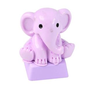 Cartoon Elephant Keycap Replacement 3D Resin Keycap for ESC Key For Mechanical Keyboards Decoration Gamers Gift