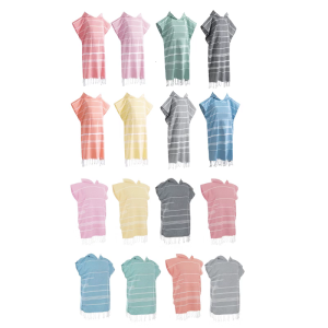 Áo choàng tắm trùm đầu Khăn tắm biển Poncho cho bơi lướt sóng nhanh chóng làm khô Microfibre Áo choàng tắm một cỡ