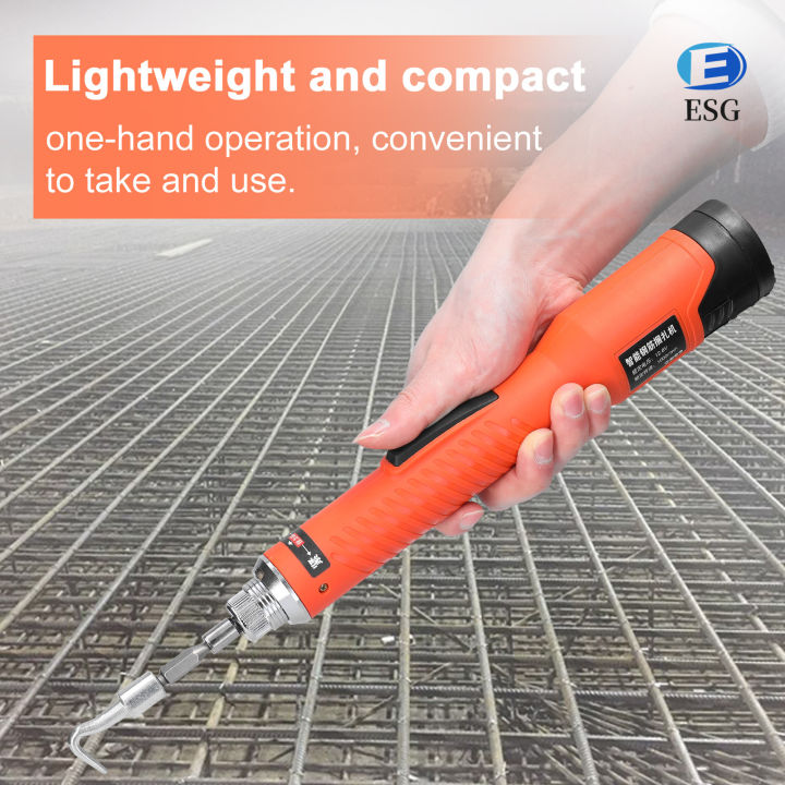 Automatic Rebar Tying Machine 6000 mAh Electric Rebar Tier Tool Rebar