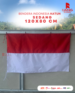Bendera Merah Putih Kain Katun Premium Tebal Sang Saka Merah putih Indonesia HUT Kemerdekaan RI Dirgahayu