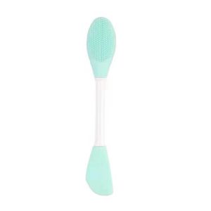 Facial Massage Brush Dual Head Soft Mask Applicator Brush Silicone Multifunctional Brush
