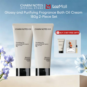 CHARM NOTES Body Wash Bath Oil Cream 180g Bundle Radiance Purifying Fragrance Body Care For All Skin Types