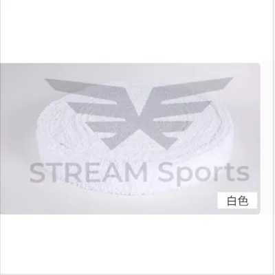 STREAM SPORTS Badminton Racket Cotton Towel Roll grip 10 meter 5M Grip Kain Antil-Slip absorb sweat Tennis Squash Fishing Rod multiuse racquet 多用途羽毛球手胶