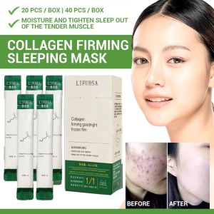 ALLinALL.mart LIFUSHA Buy1take1【40Pcs/2Box】Collagen Firming Sleeping Mask Anti-aging anti-wrinkle Moisturizing
