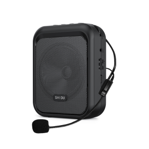 SD-M100 SHIDU VOICE AMPLIFIER | WIRED MIC | 10W | BT | TF | USB | BLACK