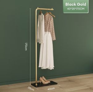 TOMOYO Clothes Rack Modern Iron Bedroom Coat Stand Clothes Trousers Scarves Bag Umbrella Stand