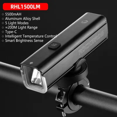 SG delivery RockBros light 1000lm bicycle light headlight torchlight rechargeable light power bank LED light bike accessories