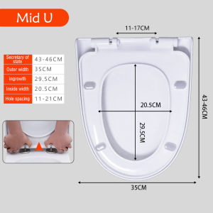 Toilet Bidet Seat Cover Bathroom Universal Thickened Toilet Cover Household Flush Bacterial Seat Toilet Accessories