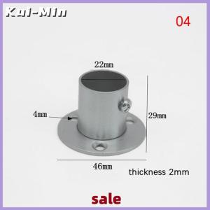 Kui-Min Stainless Steel Flange Seat For Wardrobe Curtain Cloth Rod Seat Round Tube Seats Bracket Household Furniture Hardware Towel Tube Holder