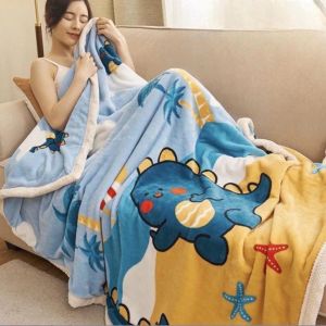 Selimut Bulu Halus 140x200 Motif Kembang Keren Murah Berkualitas