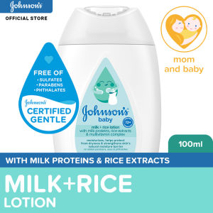Johnsons Milk+Rice Lotion 100ml: baby milk lotion best baby lotion for baby