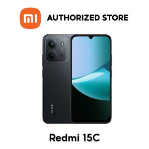 (NEW) XIAOMI Redmi 15C 4G (6G+128G/8G+256G) แบตเตอรี่ 6000mAh หน้าจอใหญ่ 6.9 นิ้ว ชาร์จเร็ว 33W กล้องคู่ AI คมชัด 50MP