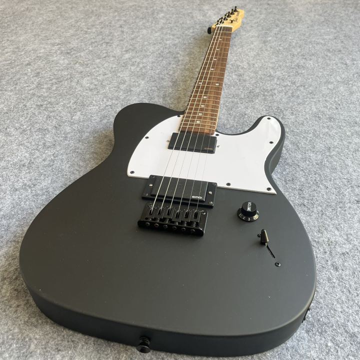 Fender Telecaster Electric EMG Pickups HH Humbucker Matte Black Professional Guitar