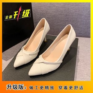 Free Shipping Stiletto Heels Pointed Toe Shallow Mouth Rhinestone High Heels WomenS New Spring And Autumn Professional Elegant And Formal Shoes For Students