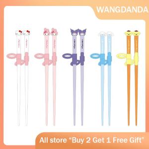 [COD] SAjeNH SPORT Kuromi Childrens Tableware Chopsticks Box Baby Complementary Chopsticks