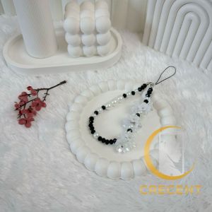 PART 2 Lanyard Tali Gantungan Gelang Strap HP Phone Charm Handphone Device Kamera Handmade Macaron Candy Full Warna Korean Style Black Pink Estetik Bracelet Beads Sakura Butterfly Smile Pearls Mutiara Ribbon Pita Flower Bunga Heart Hati Choco Karakter