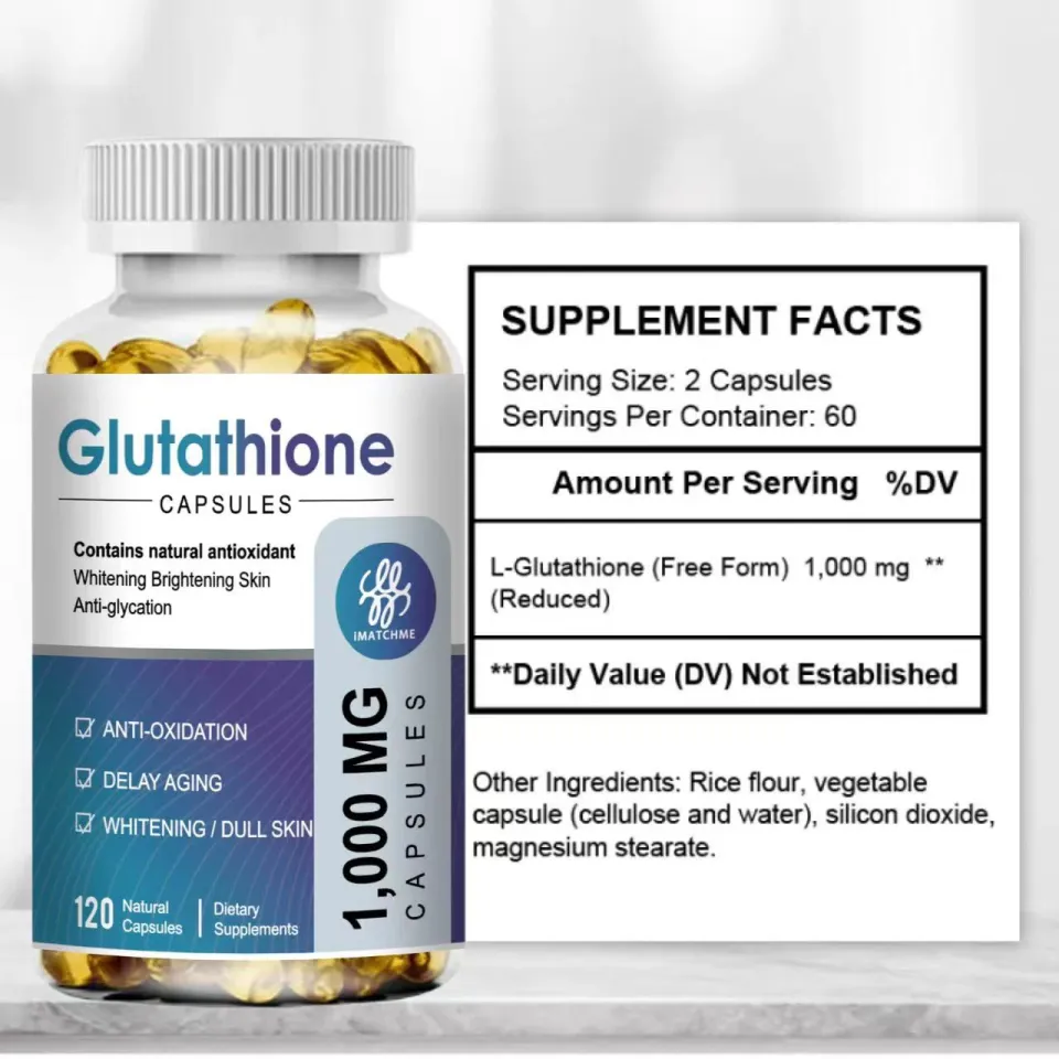 imatchme glutathione review iMATCHME Glutathione Capsules 1000mg Powerful Whitening Reduce Dull  Anti-Aging Boosting Immunity 120pcs Kapsul Pemutih Kulit Wajah Dan Badan -  Lazada