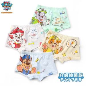 4 PACK Kids Boys Paw Patrol Underwear Boxer ​Shorts Underpants/ Children Boxer Shorts / Cartoon Brief