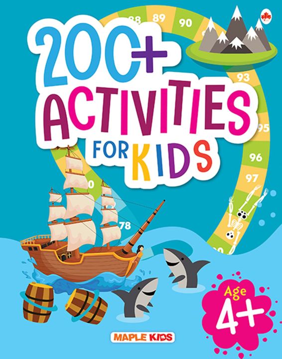 English book/Activity Book/Brain Activity Book for Kids - 200 ...