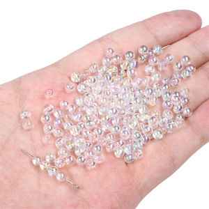 5/10/20/30/50pcs High Quality Mixed Shape Round Squre Heart Crystal AB Color Faceted Crystal Glass Loose Beads for Earring Necklace Bracelet DIY Jewelry Making Accessories