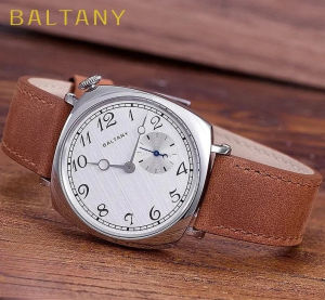 Baltany Quartz 1921 Watches Man S4072 Affordable Reminiscent Wristwatches Sapphire Crystal Sapphire Crystal Square Dress Watch