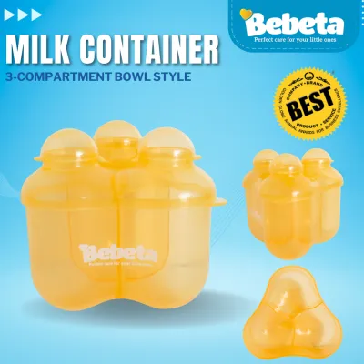 Bebeta Milk Container 3- Comp. Bowl Style