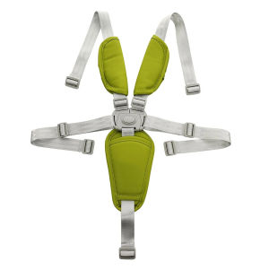 2025สายรัดเด็กสำหรับรถเข็นเด็กเก้าอี้อาหารค่ำเก้าอี้สูง5จุดเข็มขัดนิรภัยปรับความยาวหนัง PU ไหล่เป้า PAD สากล
