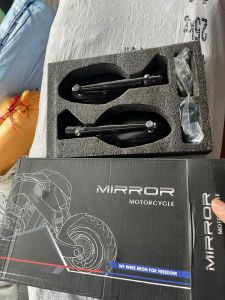 Kiếng/ Gương mô tô bầu dục mặt gương xe máy.