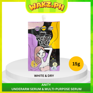 Wakz.ph Anity white deo and dry multi purpose serum deodorant underarm whitening vitamin E & B3 .