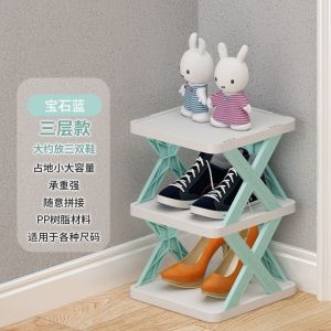 Rak Sepatu Model Lipat Multi Layer Rak Sepatu Silang Rak Tanaman Rak Bunga Hiasan Rak Serbaguna