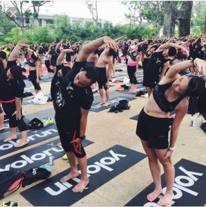 Matrass Yoga Hitam Anti Slip/Anti Bakteri by Yolurun Indonesia