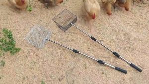 AIMAYAPET Telescopic Pet Poops Shovel 89cm Long Handle Stainless Steel Comfortable Grip Cat Litter Scooper