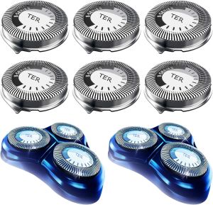 HQ8 Replacement Heads Compatible with Norelco Shavers HQ8 Heads Upgraded 6-Pack